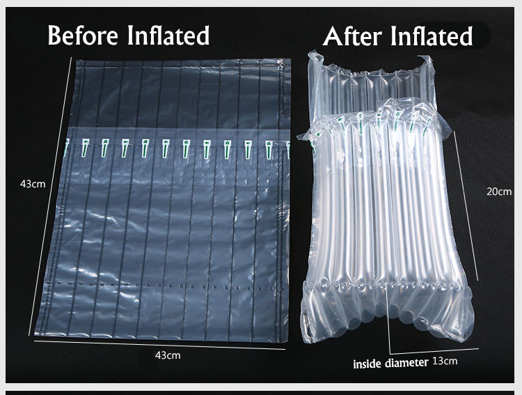 inflatable air pouch for milk can