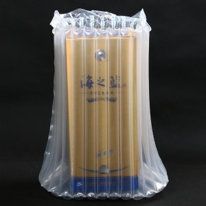 bubble cushion wrap wine bottle air column packaging,air filled bags packaging