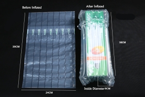 Shockproof strong protection inflatable air column bag for lamp