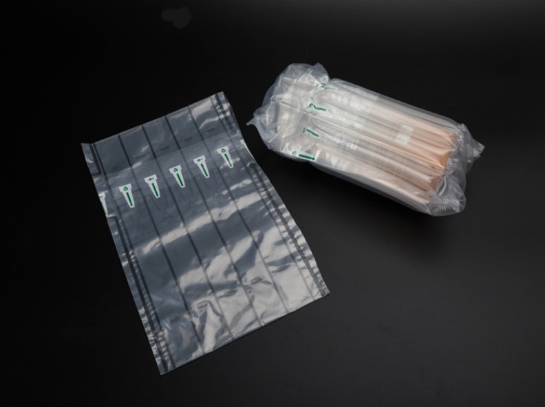 How to inflate the air column bags